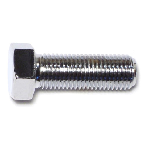 7/16"-20 x 1-1/4" Chrome Plated Grade 5 Steel Fine Thread Hex Cap Screws