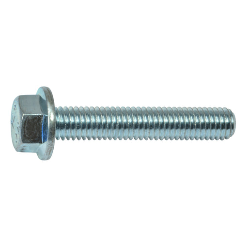 8mm-1.25 x 45mm Zinc Plated Class 10.9 Steel Coarse Thread JIS Hex Washer Head Flange Bolts