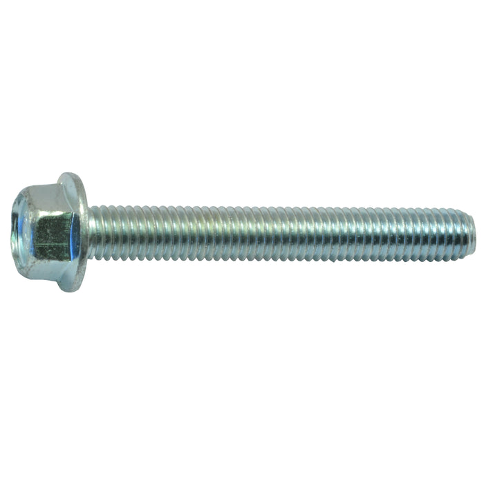 8mm-1.25 x 60mm Zinc Plated Class 10.9 Steel Coarse Thread JIS Hex Washer Head Flange Bolts