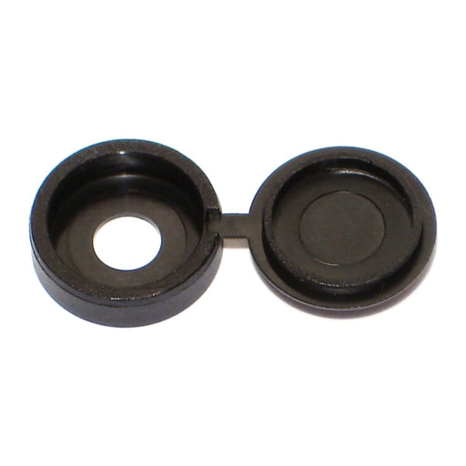 1/4" Black Nylon Plastic Screw Covers