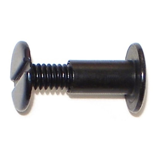 3/8" Black Anodized Aluminum Screw Posts with Screws