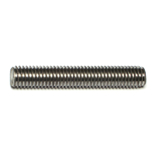 1/2"-13 x 3" Zinc Plated Grade 2 Steel Coarse Thread Threaded Rods