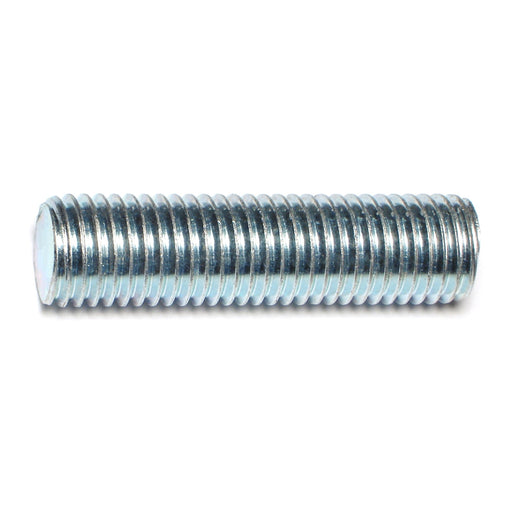 3/4"-10 x 3" Zinc Plated Grade 2 Steel Coarse Thread Threaded Rods