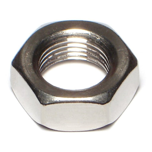 5/8"-18 x 1-1/16" 18-8 Stainless Steel Fine Thread Jam Nuts