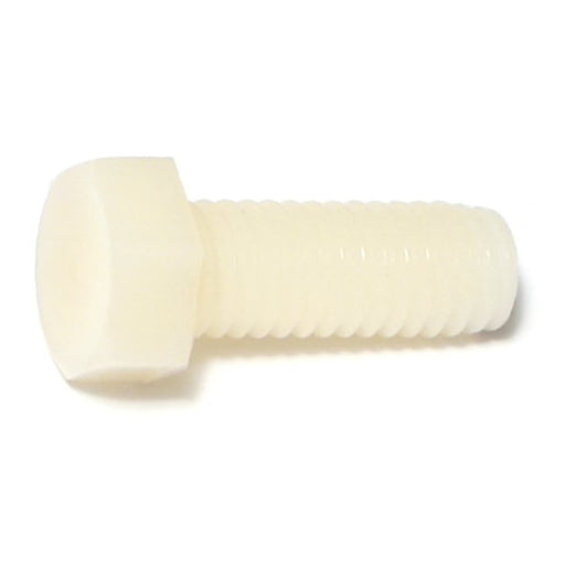 3/8"-16 x 1" Nylon Plastic Coarse Thread Hex Bolts