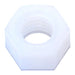 3/8"-16 Nylon Plastic Coarse Thread Hex Nuts