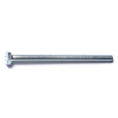 6mm-1.0 x 90mm Zinc Plated Class 8.8 Steel Coarse Full Thread Hex Bolts