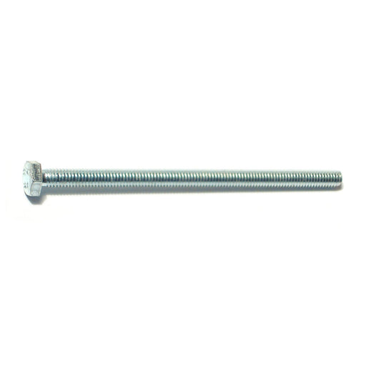 6mm-1.0 x 100mm Zinc Plated Class 8.8 Steel Coarse Full Thread Hex Bolts