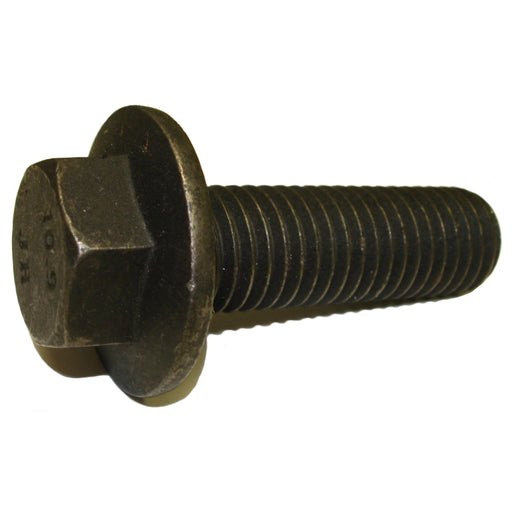 14mm-2.0 x 45mm Black Phosphate Class 10.9 Steel Coarse Thread Hex Washer Head Flange Bolts