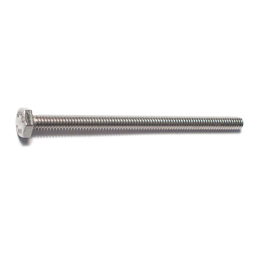 1/4"-20 x 4" 18-8 Stainless Steel Coarse Full Thread Hex Head Tap Bolts