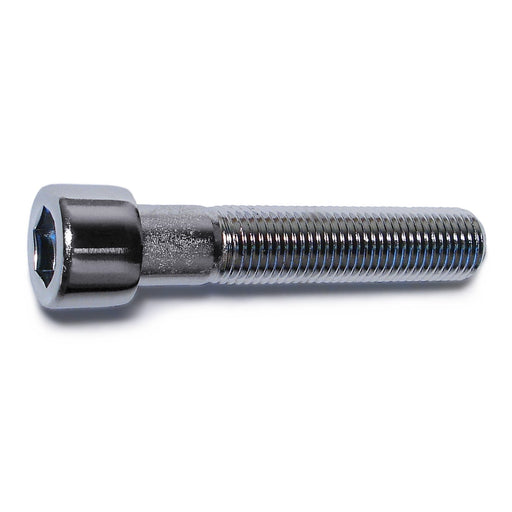 7/16"-20 x 2-1/4" Chrome Plated Steel Fine Thread Smooth Head Socket Cap Screws