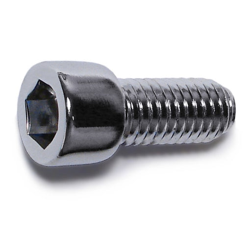 7/16"-14 x 1" Chrome Plated Steel Coarse Thread Smooth Head Socket Cap Screws