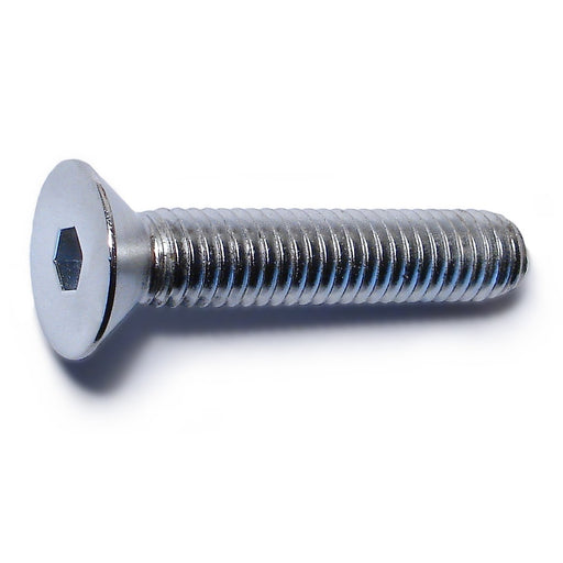 3/8"-16 x 2" Chrome Plated Steel Coarse Thread Flat Head Socket Cap Screws