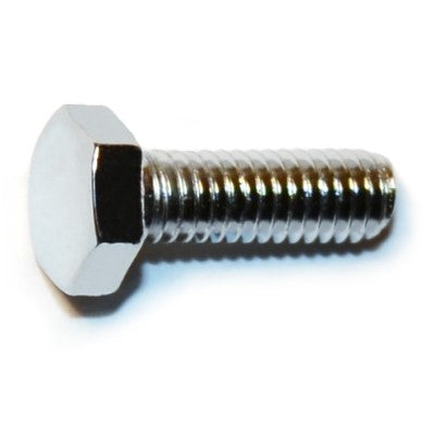 4mm-0.7 x 12mm Chrome Plated Class 8.8 Steel Coarse Thread Hex Cap Screws