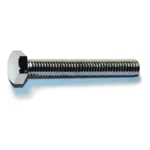 4mm-0.7 x 30mm Chrome Plated Class 8.8 Steel Coarse Thread Hex Cap Screws