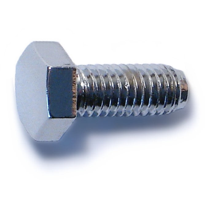 5mm-0.8 x 12mm Chrome Plated Class 8.8 Steel Coarse Thread Hex Cap Screws