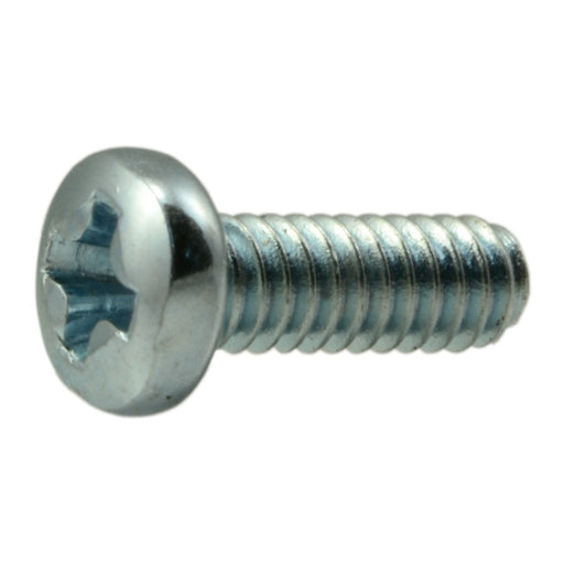 #2-56 x 1/4" Zinc Plated Steel Coarse Thread Phil Phillips Pan Head Machine Screws