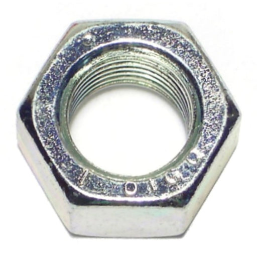 1/2"-20 Plain Steel Fine Thread Left Hand Hex Nuts