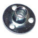 #10-32 x 5/16" Zinc Plated Steel Fine Thread Brad Hole Tee Nuts