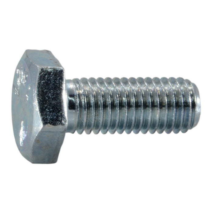 1/4"-28 x 5/8" Zinc Plated Grade 5 Steel Fine Thread Hex Cap Screws