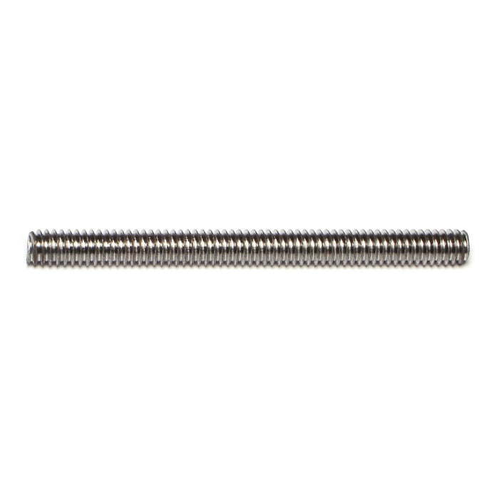 1/4"-20 x 3" Zinc Plated Grade 2 Steel Coarse Thread Threaded Rods