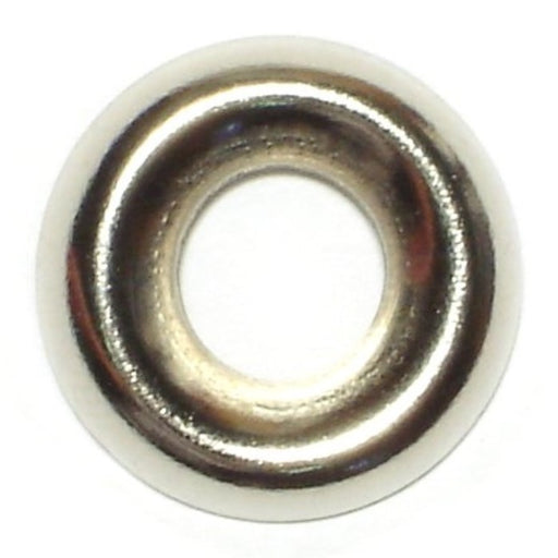 #10 x 7/32" x 19/32" Nickel Plated Brass Finishing Washers