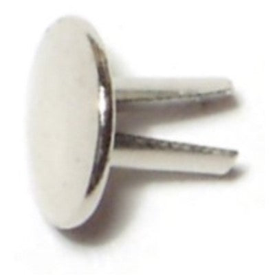 5/32" x 5/16" x 1/4" Nickel Plated Steel Truss Head Split Rivets