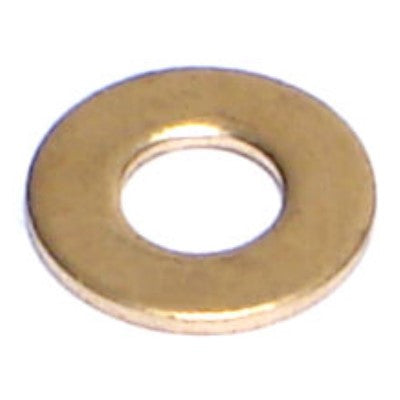 #8 x 11/64" x 3/8" Brass S Pattern Flat Washers