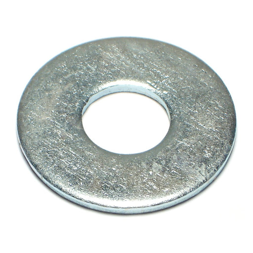 5/8" x 11/16" x 1-3/4" Zinc Plated Grade 2 Steel USS Flat Washers