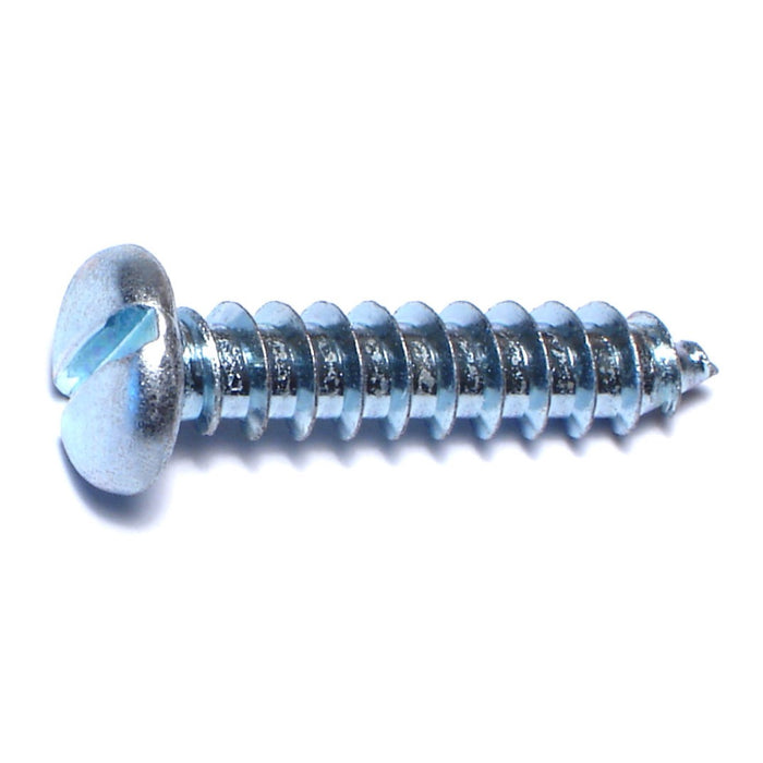 #16 x 1-1/4" Zinc Plated Steel Slotted Pan Head Sheet Metal Screws