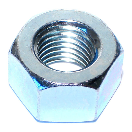 7/8"-9 Zinc Plated Grade 5 Steel Coarse Thread Heavy Hex Nuts