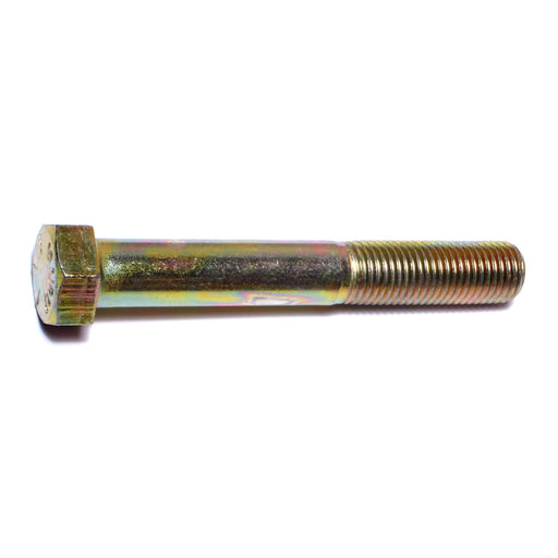 7/16"-20 x 3" Zinc Plated Grade 8 Steel Fine Thread Hex Cap Screws