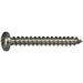 #10 x 1-1/2" 18-8 Stainless Steel Phillips Pan Head Sheet Metal Screws