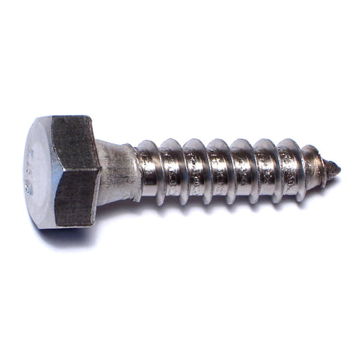 5/16" x 1-1/4" 18-8 Stainless Steel Hex Head Lag Screws