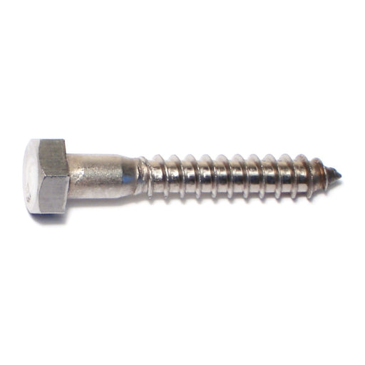 5/16" x 2" 18-8 Stainless Steel Hex Head Lag Screws