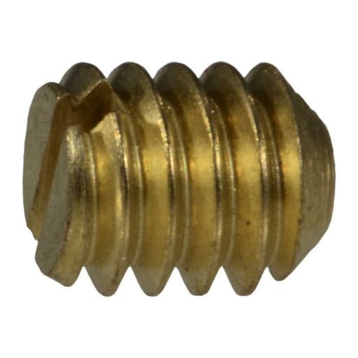 1/4"-20 Steel Coarse Thread Slotted Headless Set Screws