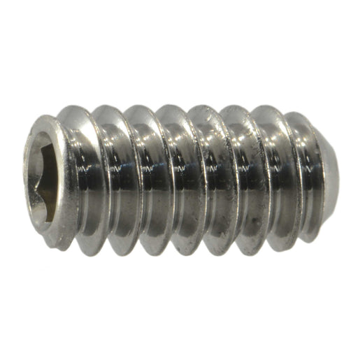 #10-24 x 3/8" 18-8 Stainless Steel Coarse Thread Hex Socket Headless Set Screws