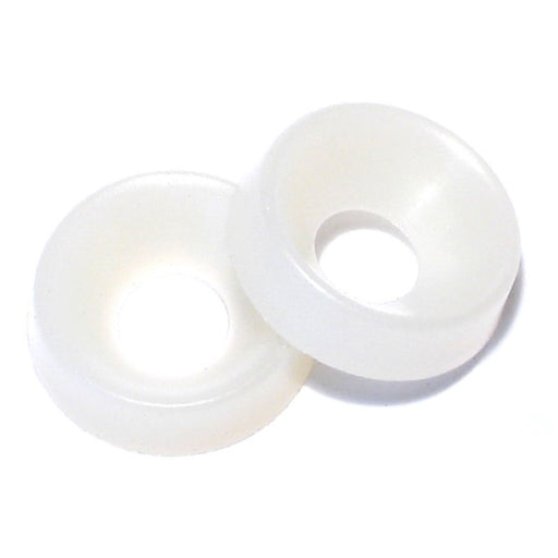 #14 x 17/64" x 11/16" x 3/16" Nylon Plastic Finishing Washers