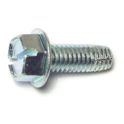 3/8"-16 x 1" Zinc Plated Steel Coarse Thread Hex Washer Head Sheat Metal Screws