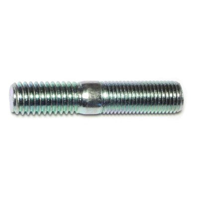 7/16"-14 x 7/16"-20 x 2-1/4" Zinc Plated Steel Fine Thread Automotive Studs