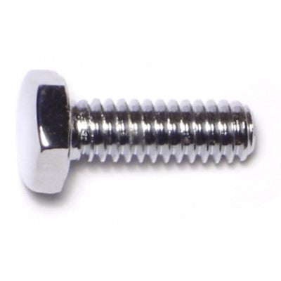 1/4"-20 x 3/4" Chrome Plated Grade 5 Steel Coarse Thread Hex Cap Screws