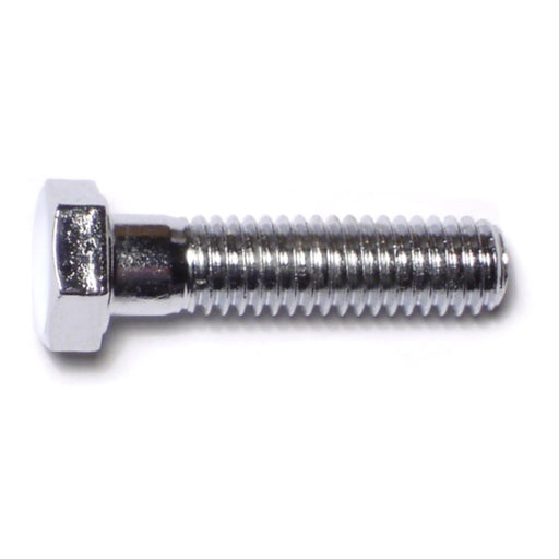 3/8"-16 x 1-1/2" Chrome Plated Grade 5 Steel Coarse Thread Hex Cap Screws