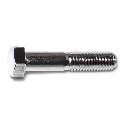 1/2"-13 x 2-1/2" Chrome Plated Grade 5 Steel Coarse Thread Hex Cap Screws