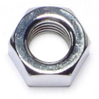 3/8"-16 Chrome Plated Grade 5 Steel Coarse Thread Hex Nuts