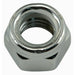 7/16"-14 Chrome Plated Steel Coarse Thread Nylon Insert Lock Nuts