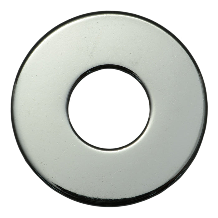 1/2" x 9/16" x 1-3/8" Chrome Plated Grade 2 Steel USS Flat Washers