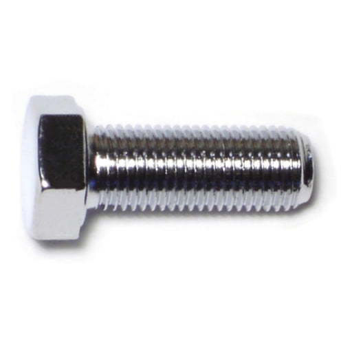 3/8"-24 x 1" Chrome Plated Grade 5 Steel Fine Thread Hex Cap Screws