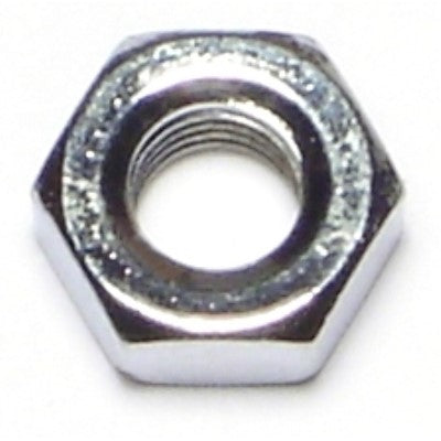 1/4"-28 Chrome Plated Grade 5 Steel Fine Thread Hex Nuts