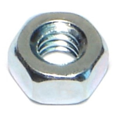 1/4"-20 Zinc Plated Grade 5 Steel Coarse Thread Hex Nuts