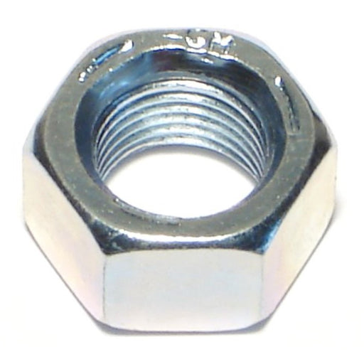 1/2"-20 Zinc Plated Grade 5 Steel Fine Thread Hex Nuts